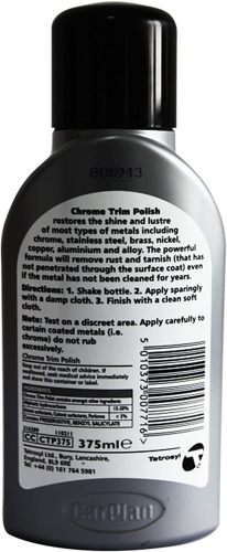 CarPlan Chrome Trim Polish / Krom Trim Parlatıcı Cila 375ml - 2