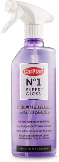 Carplan No1 Super Gloss 600ml /  10 dakikada Koruma 12 ay Showroom Parlaklığı