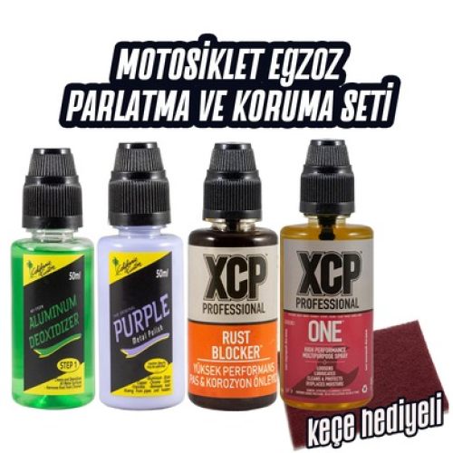 Motosiklet Egzoz Temizlik & Parlatma & Koruma Paketi - 0