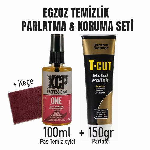 Motosiklet Egzoz Temizlik & Parlatma & Koruma Paketi (T-Cut) - 1